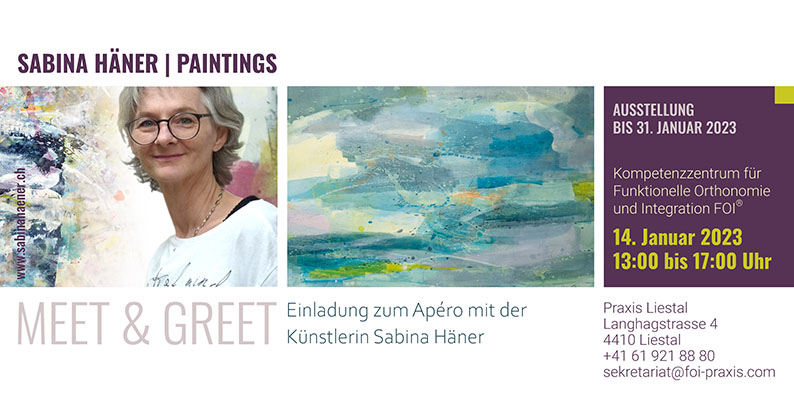 Meet & Graeet mit Sabina Häner im FOI Liestal am 14.01.2023